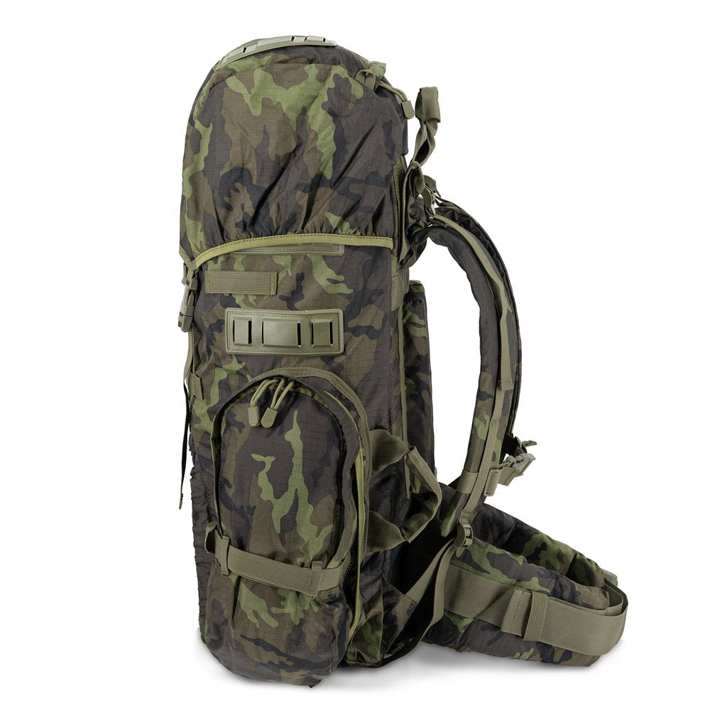 Mochila grande 70 l GEN III con bolsillos laterales desmontables en camuflaje vz.95