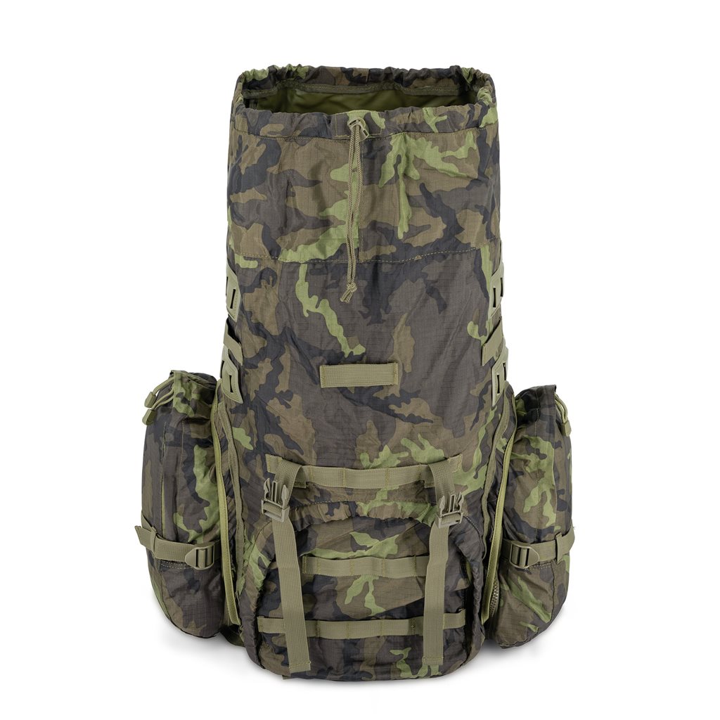 Mochila grande 70 l GEN III con bolsillos laterales desmontables en camuflaje vz.95