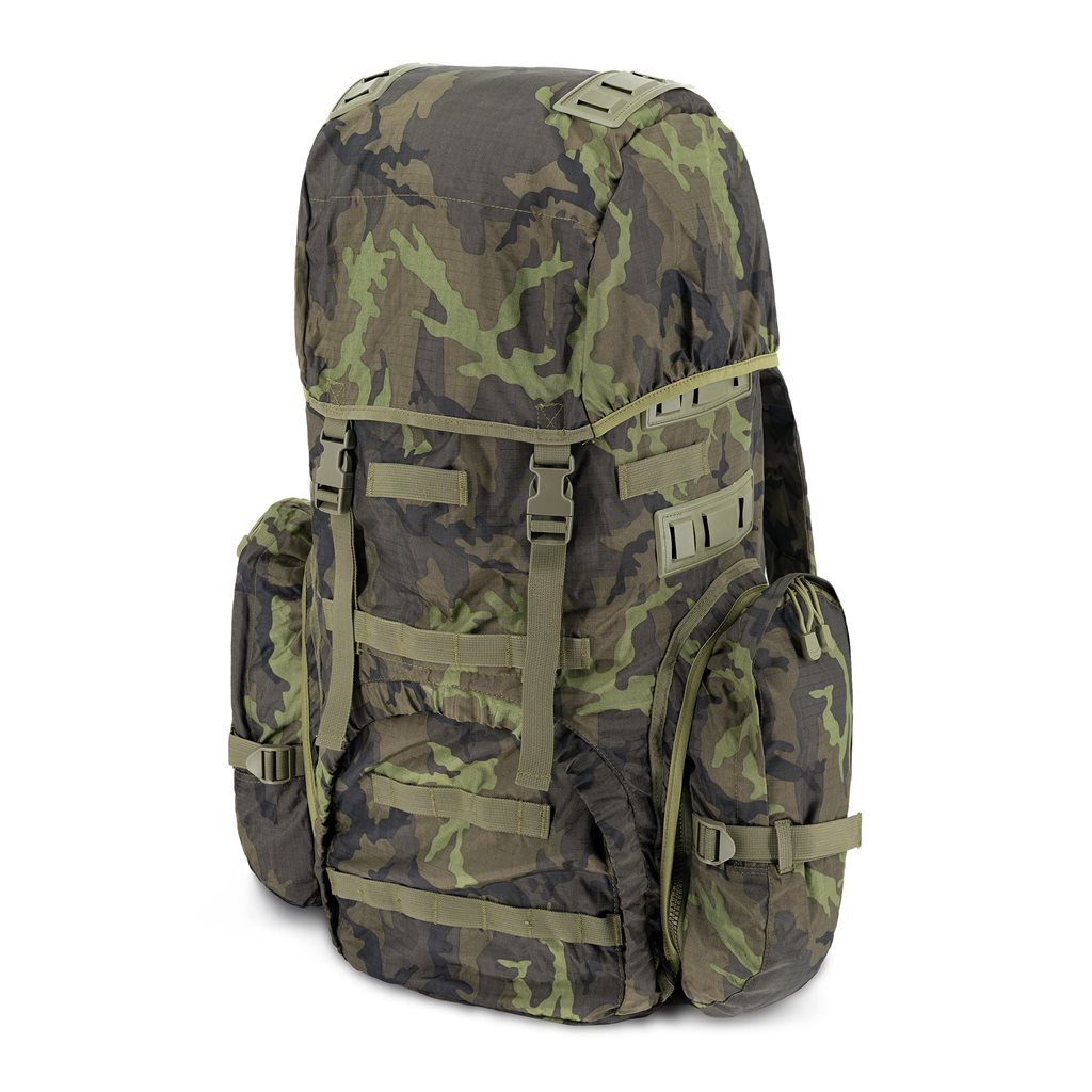 Mochila grande 70 l GEN III con bolsillos laterales desmontables en camuflaje vz.95