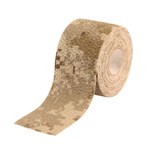 Cinta de camuflaje CAMO FORM® Digital Woodland en rollo, patrón woodland digital para enmascaramiento de armas y equipo