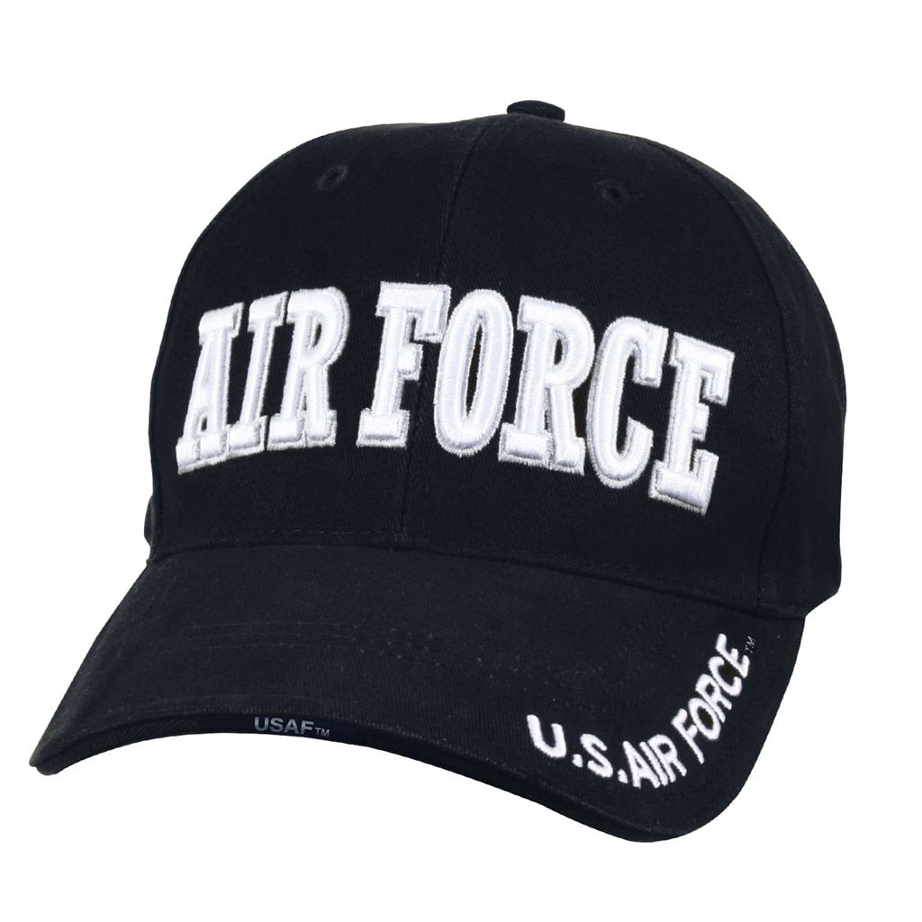 Gorra béisbol DELUXE AIR FORCE con bordado 3D y visera rígida tipo sándwich