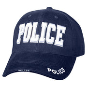 Gorra DELUXE POLICE estilo baseball con bordado 3D 'POLICE' y visera rígida sandwich