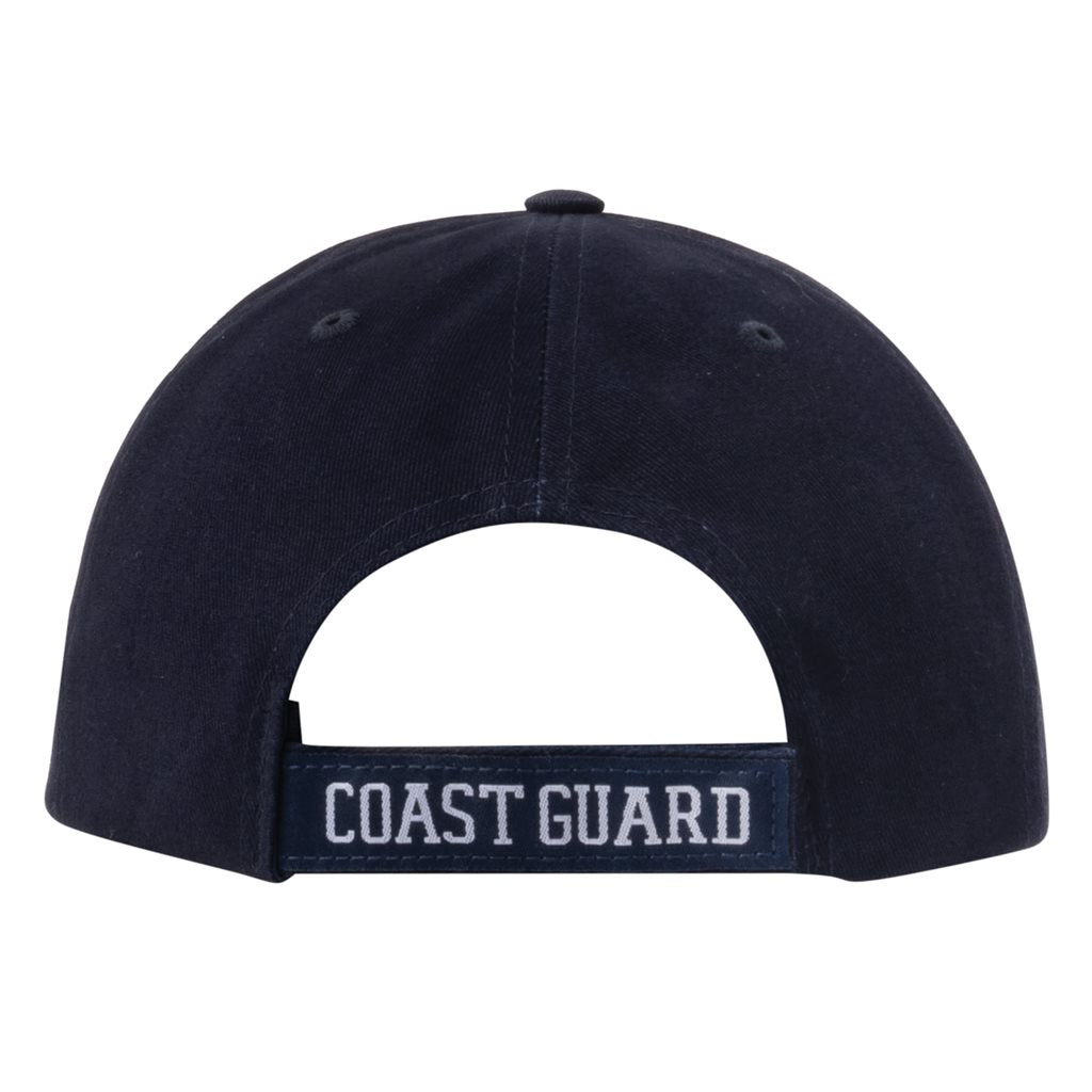 Gorra DELUXE U.S. COAST GUARD con escudo bordado 3D y visera rígida