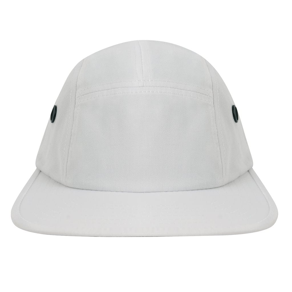 Gorra WOODLAND con dos orificios de ventilación laterales y correa de cuero ajustable