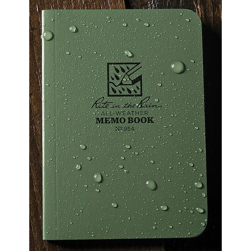 Bloc impermeable RITE IN THE RAIN Memo Book amarillo 125 x 90 mm, 56 hojas
