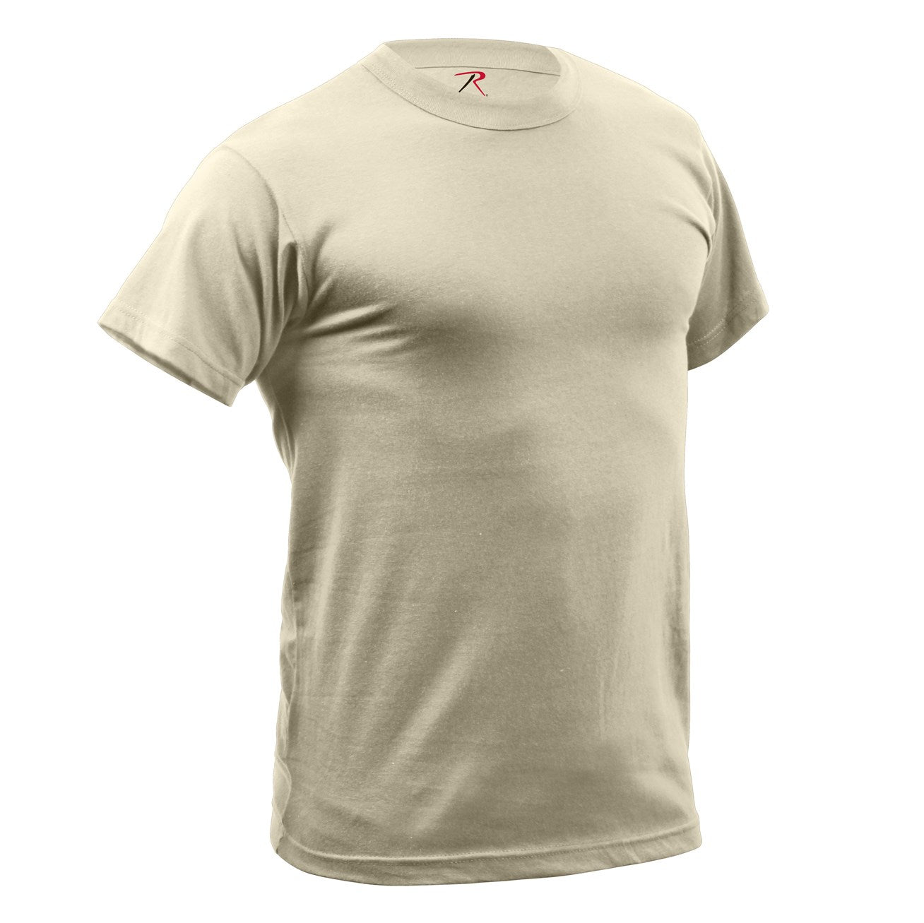 Camiseta funcional Quick Dry color arena, secado rápido, 100% poliéster