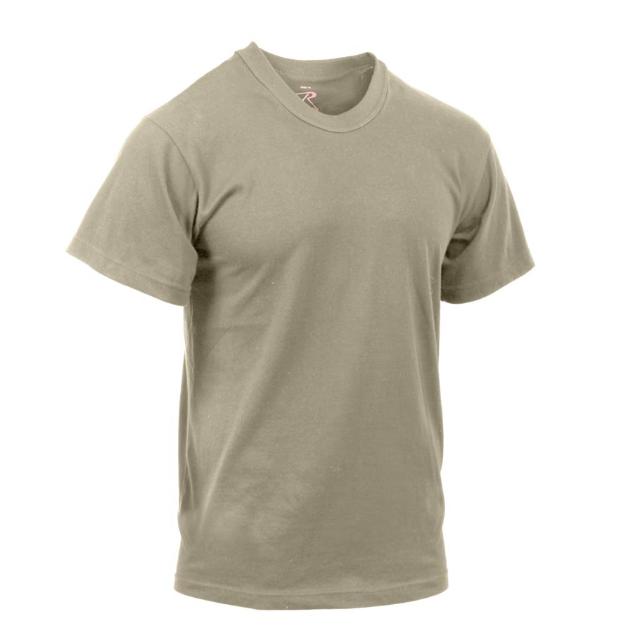 Camiseta Moisture Wicking Rothco color arena manga corta