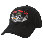 Gorra baseball DELUXE negra con motivo KILL 'EM ALL y visera de capas