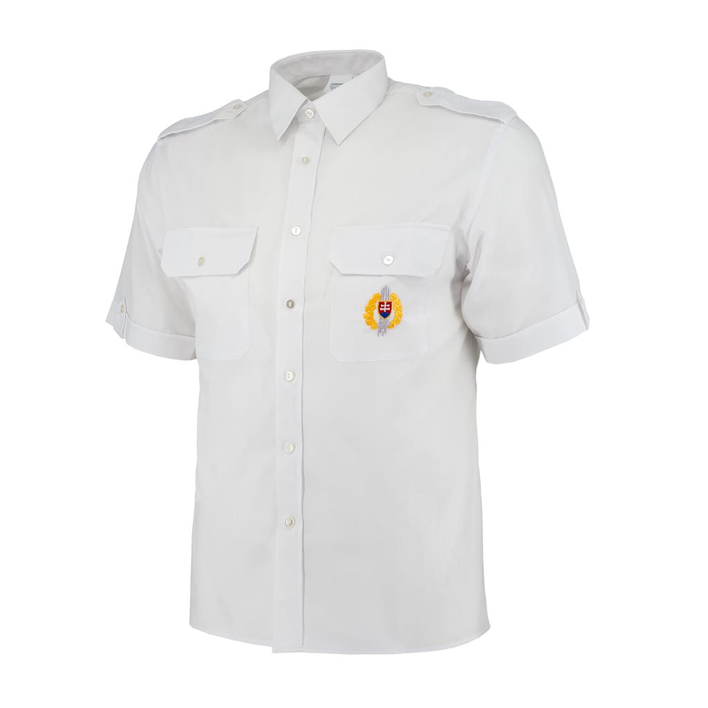 Camisa SK eslovaca blanca de manga corta (imagen del producto)