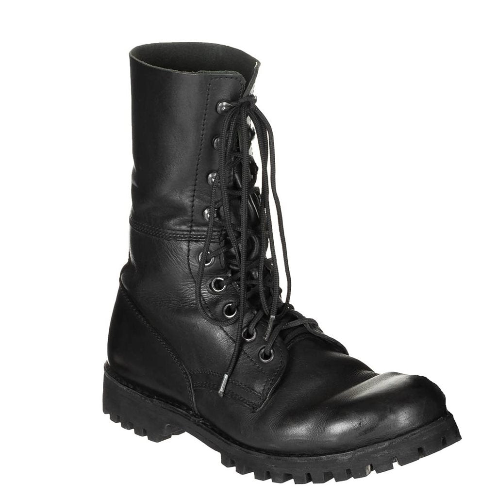 Botas austríacas Kampfstiefel altas de cuero usadas