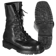 Botas austriacas BH altas de cuero usadas con ojales metálicos, imagen del producto