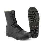Botas militares suizas M95 altas de cuero usadas