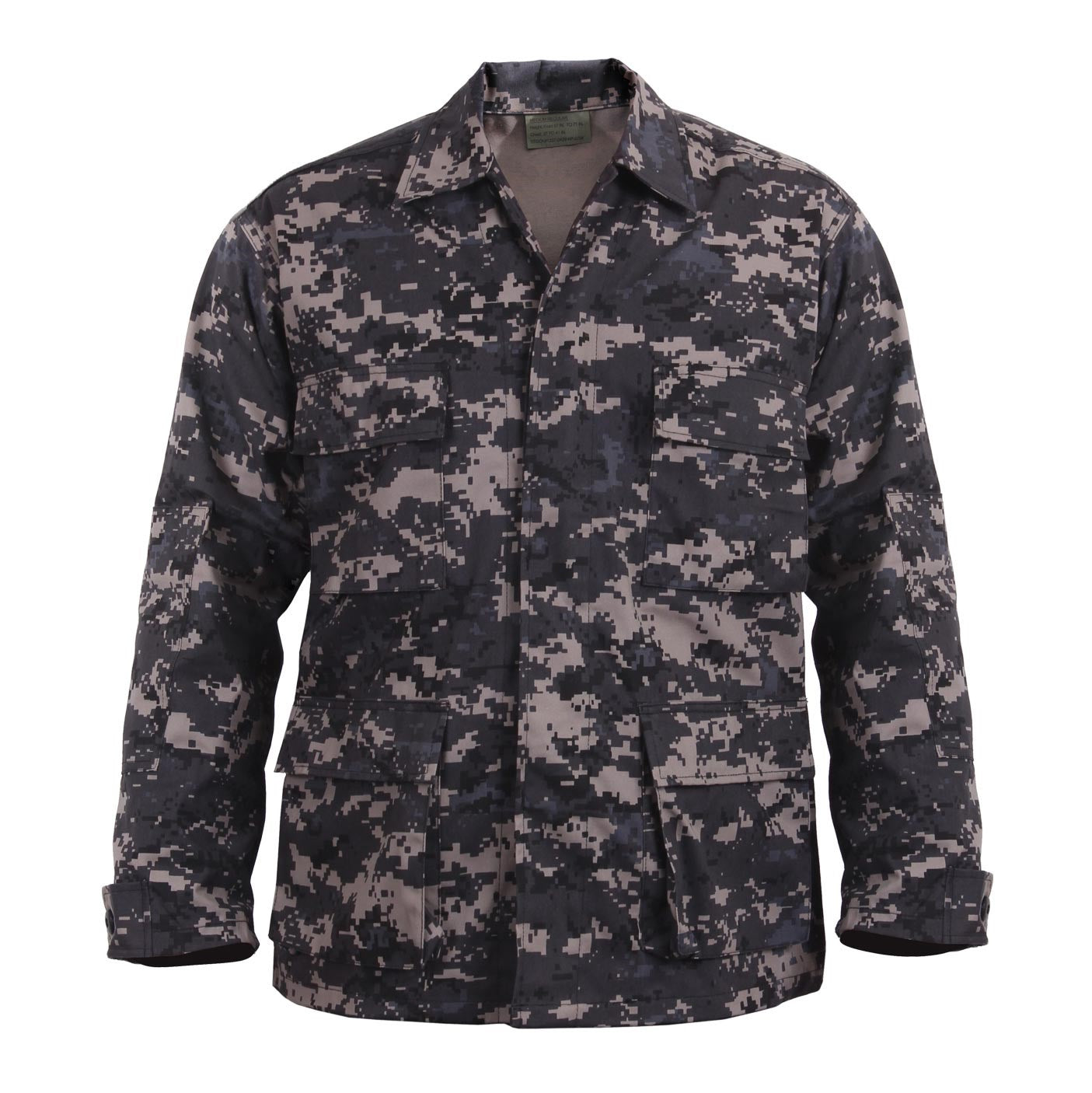 Blusa tipo BDU Rothco Digital Urban, alta calidad y estabilidad de color
