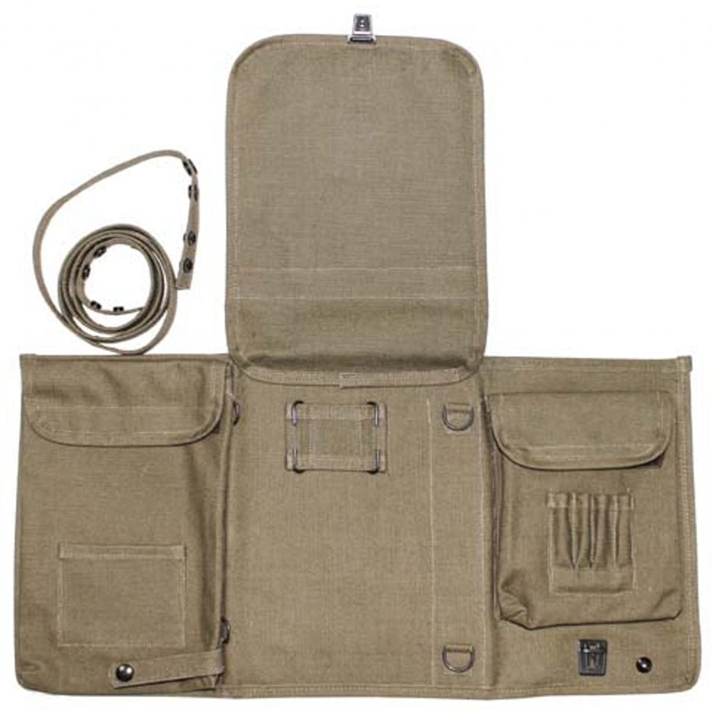 Bolso bandolera ITALSKÁ para mapas, diseño compacto y transporte al hombro