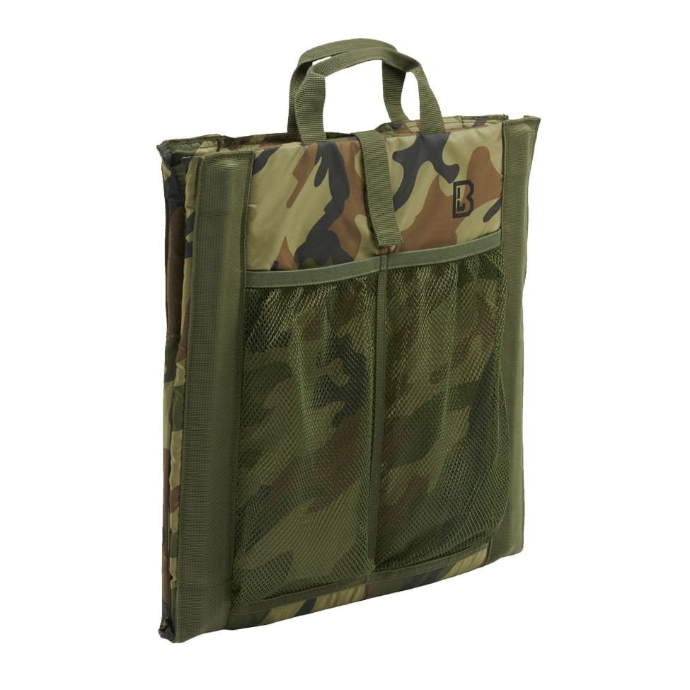 Podsedák FOLDABLE skládací WOODLAND, cojín plegable de poliéster resistente para sentarse en el suelo