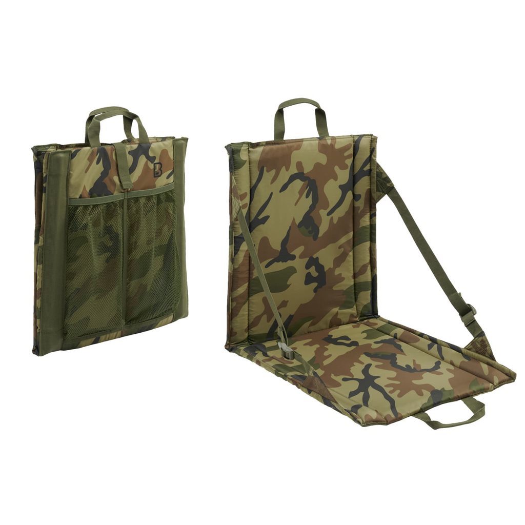 Podsedák FOLDABLE skládací WOODLAND, cojín plegable de poliéster resistente para sentarse en el suelo