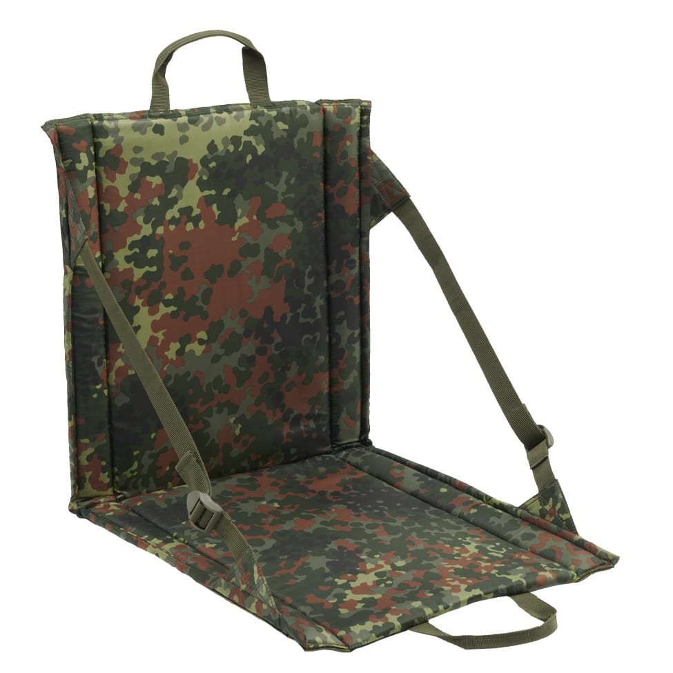 Cojín plegable Woodland de poliéster resistente, plegado