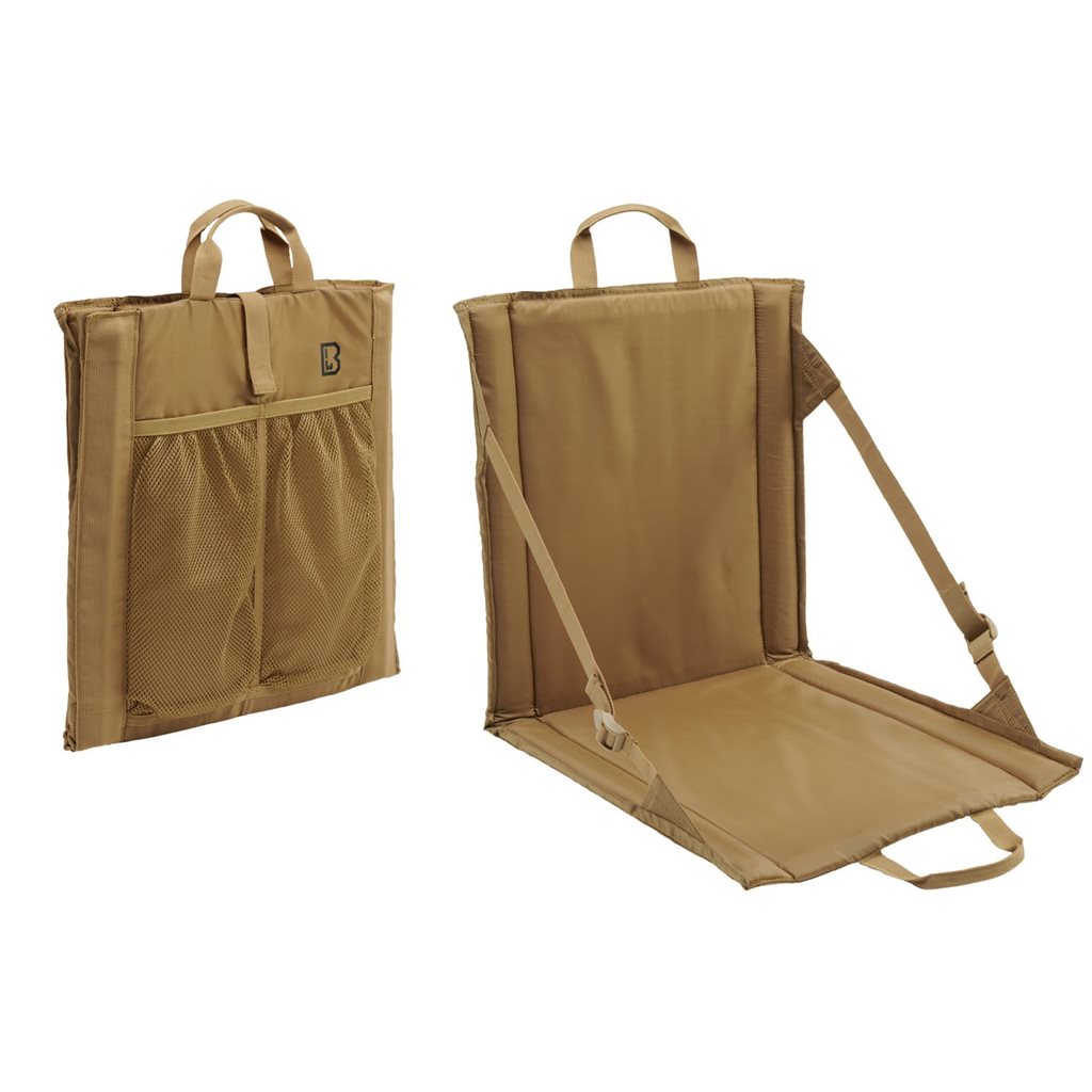 Cojín plegable verde FOLDABLE de poliéster
