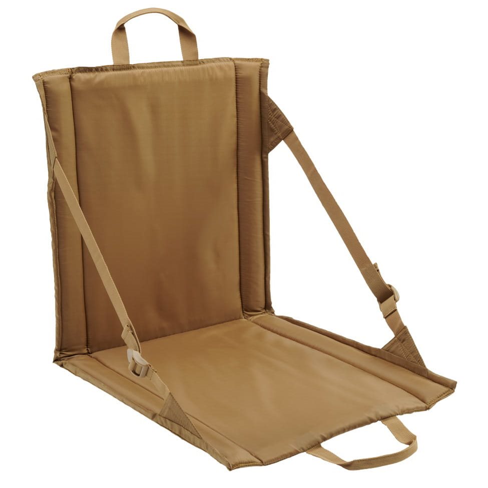 Cojín plegable verde FOLDABLE de poliéster