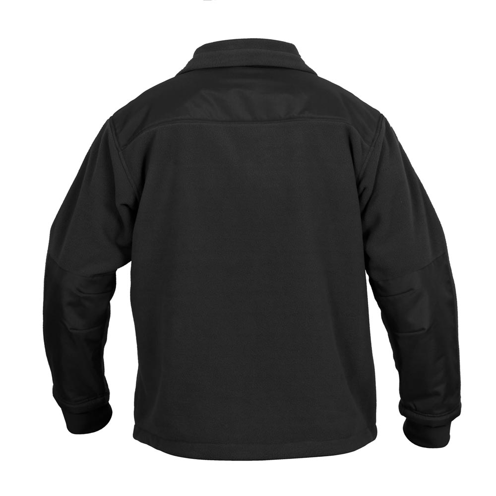 Chaqueta forro polar Spec Ops Rothco negra, cálida para otoño e invierno