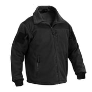 Chaqueta forro polar Spec Ops Rothco negra, cálida para otoño e invierno