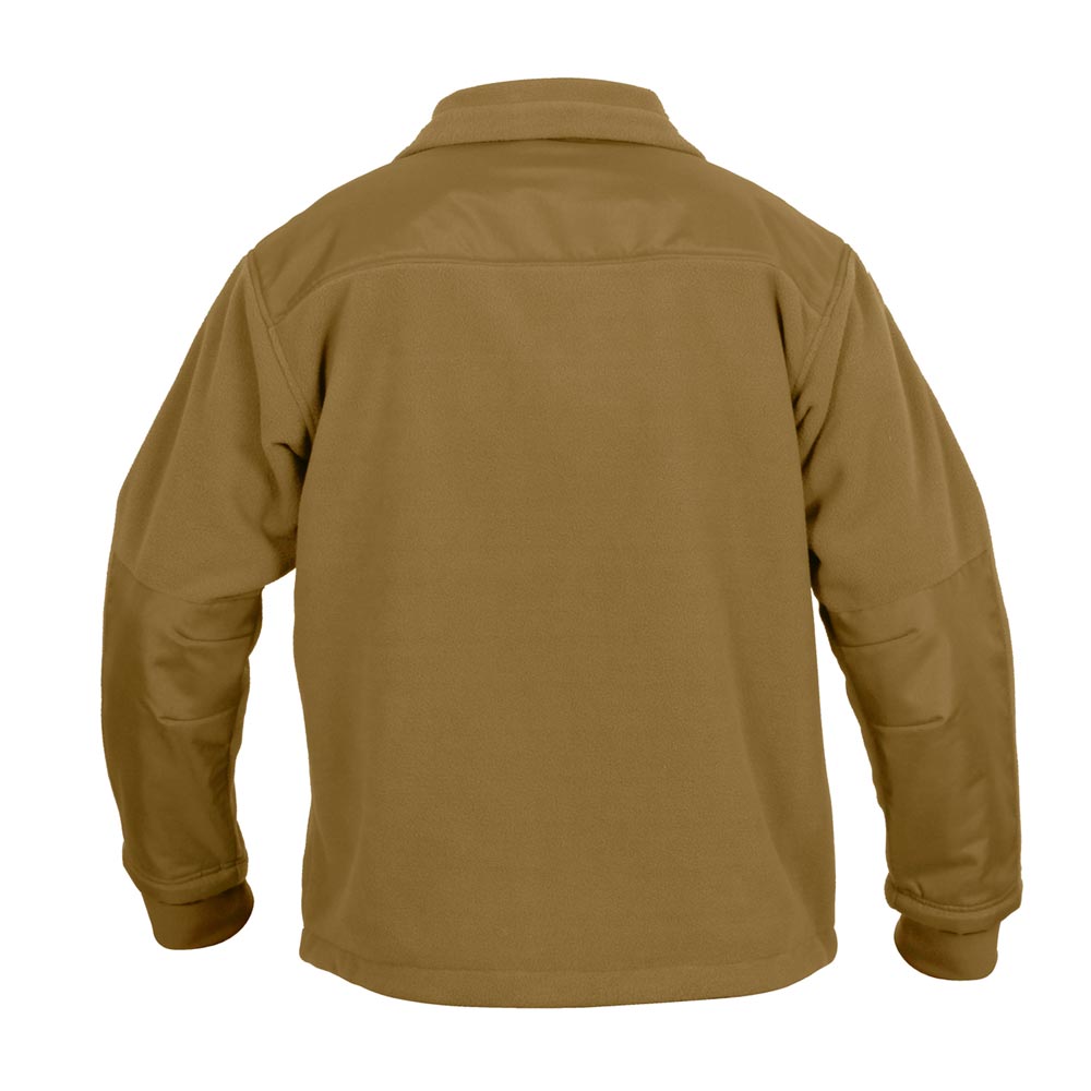 Chaqueta fleece SPEC OPS Rothco color coyote, cálida para otoño e invierno