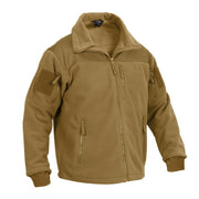Chaqueta fleece SPEC OPS Rothco color coyote, cálida para otoño e invierno