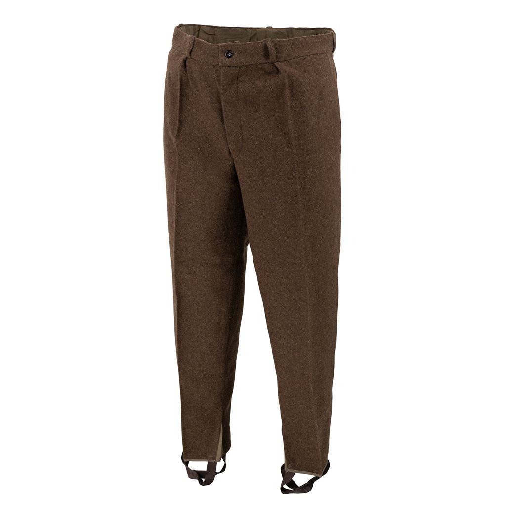 Pantalones de lana búlgaros marrón - original militar 969262