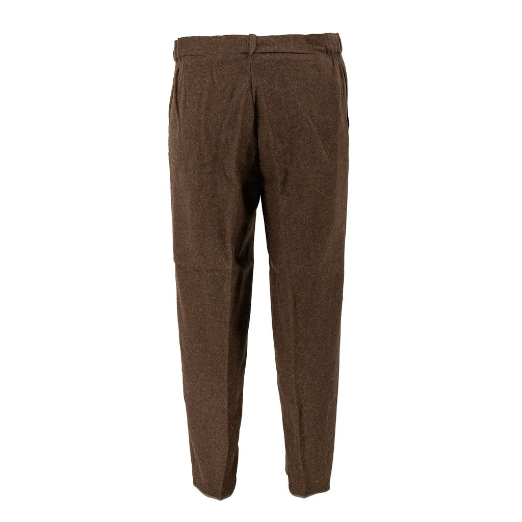 Pantalones de lana búlgaros marrón - original militar 969262