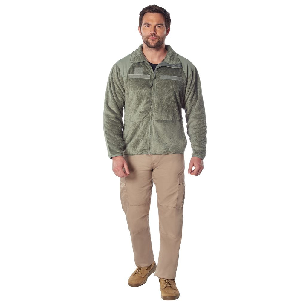 Chaqueta fleece ECWCS GEN III, muy cálida, usable sola o como forro para chaquetas ECWS