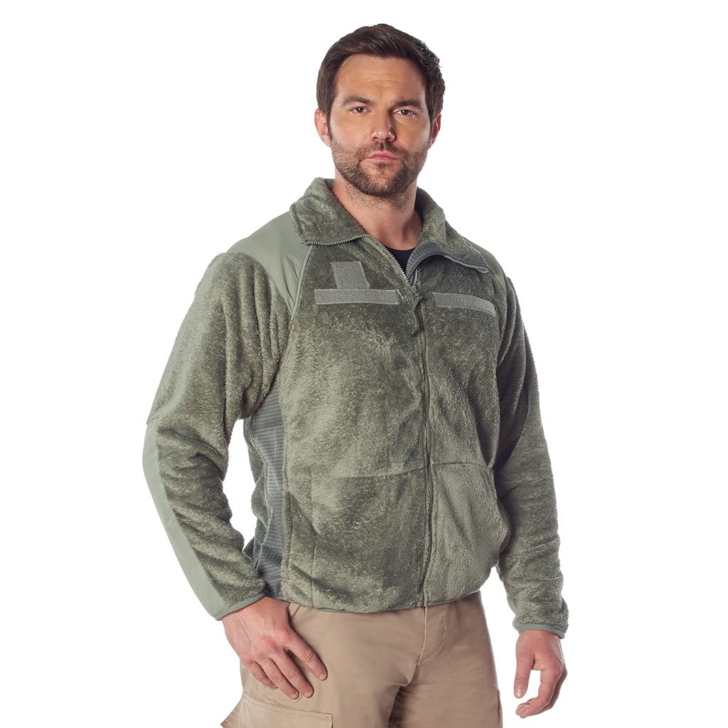 Chaqueta fleece ECWCS GEN III, muy cálida, usable sola o como forro para chaquetas ECWS