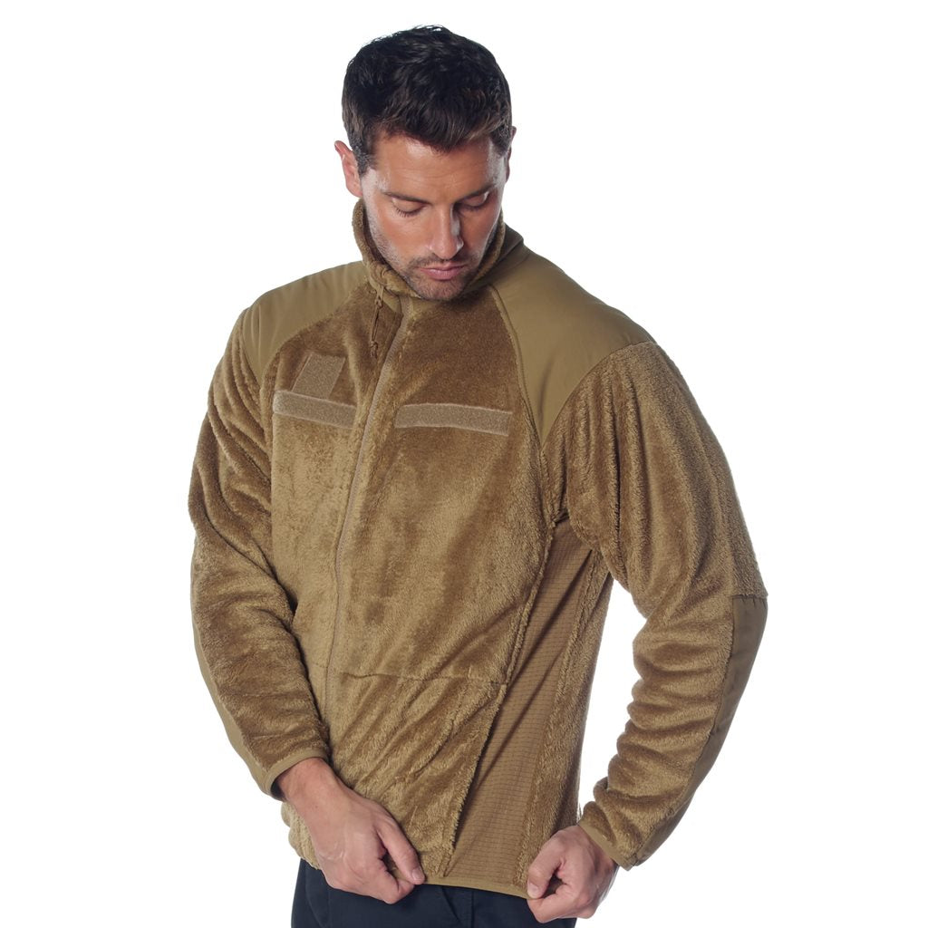 Chaqueta fleece ECWCS Gen III Level 3 color coyote