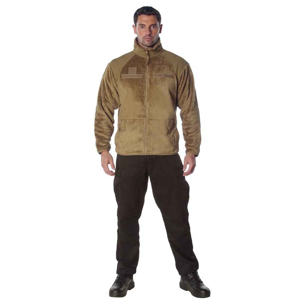 Chaqueta fleece ECWCS Gen III Level 3 color coyote