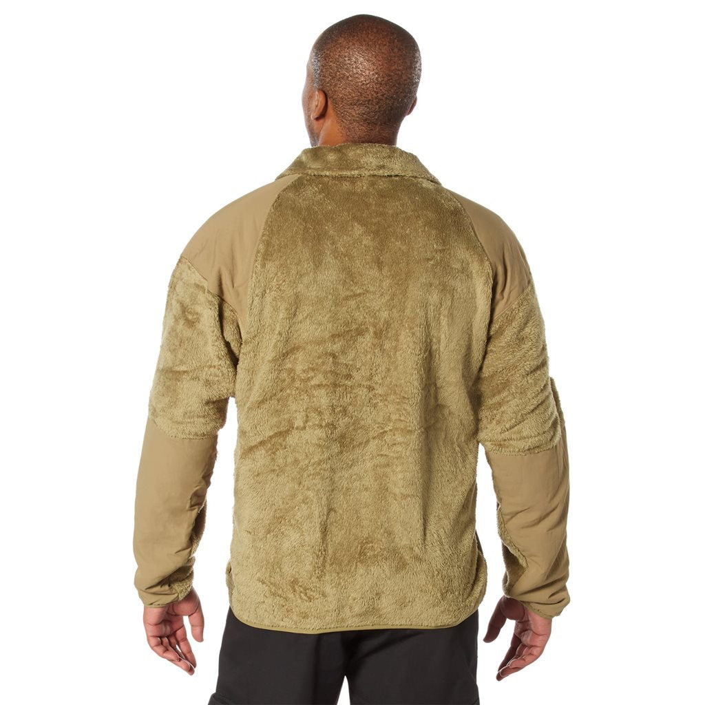 Chaqueta polar ECWC GEN III color TAN - muy cálida y versátil, usable sola o como forro ECWS