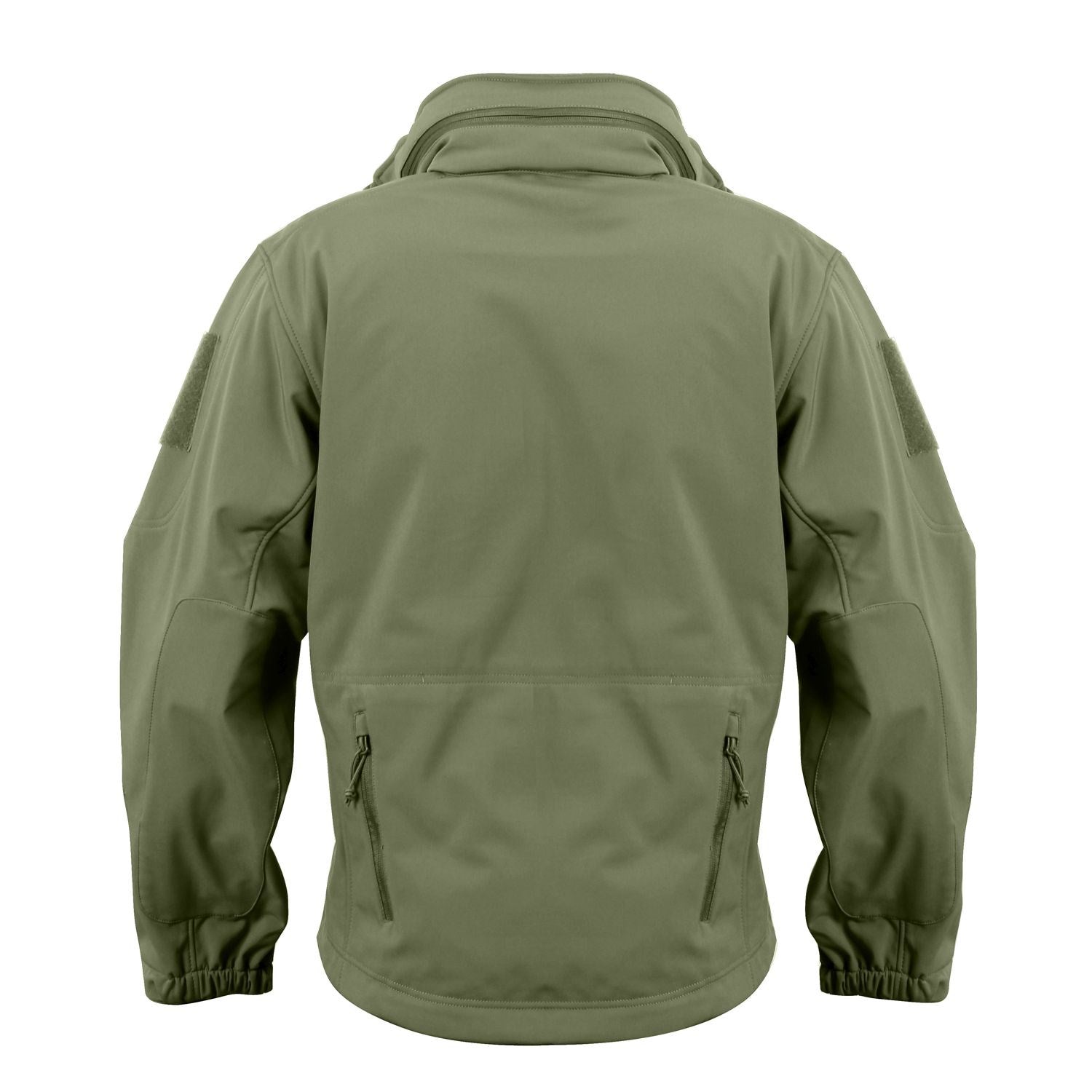 Chaqueta Tactical softshell verde con capucha