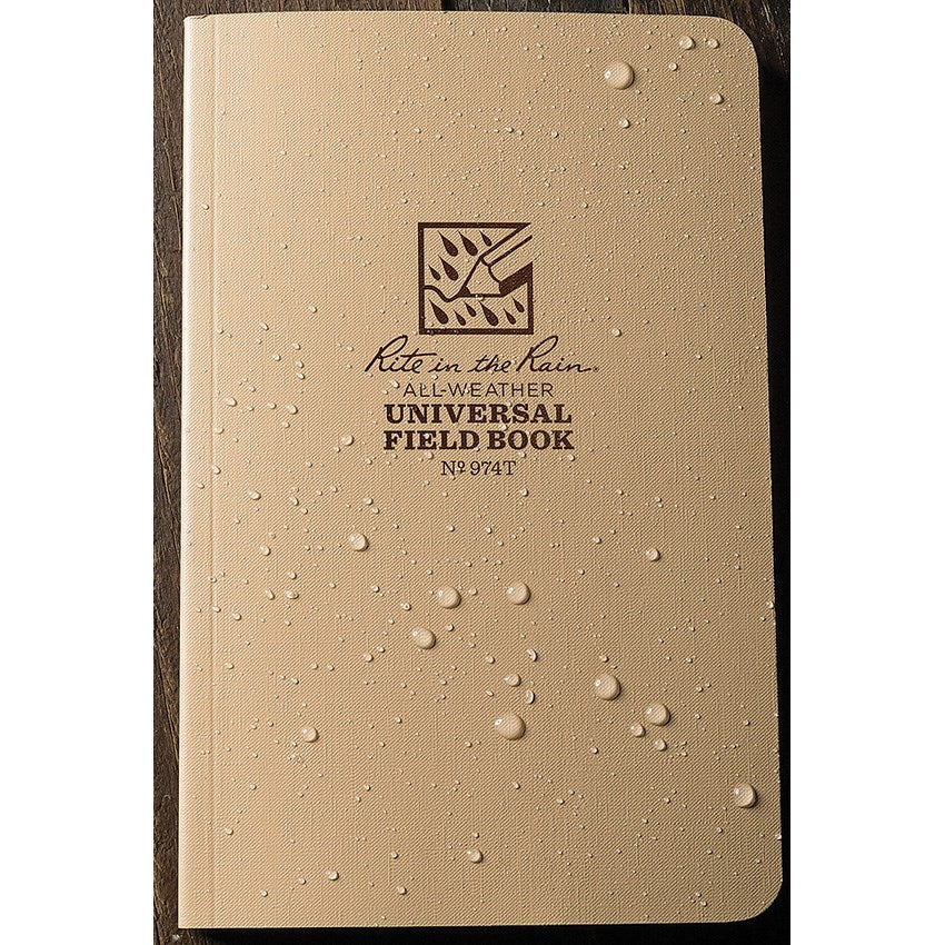 Bloc impermeable FIELD-FLEX negro, 180 x 115 mm, 64 hojas