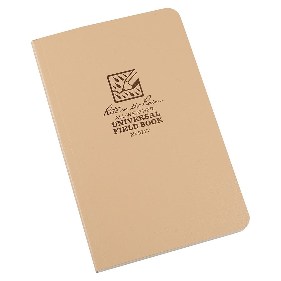 Bloc impermeable FIELD-FLEX verde 180 x 115 mm, 64 hojas en espiral