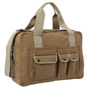 Bolsa TWO TONE de lona, 3 bolsillos frontales, bandolera o de mano, 40 x 30 x 16 cm