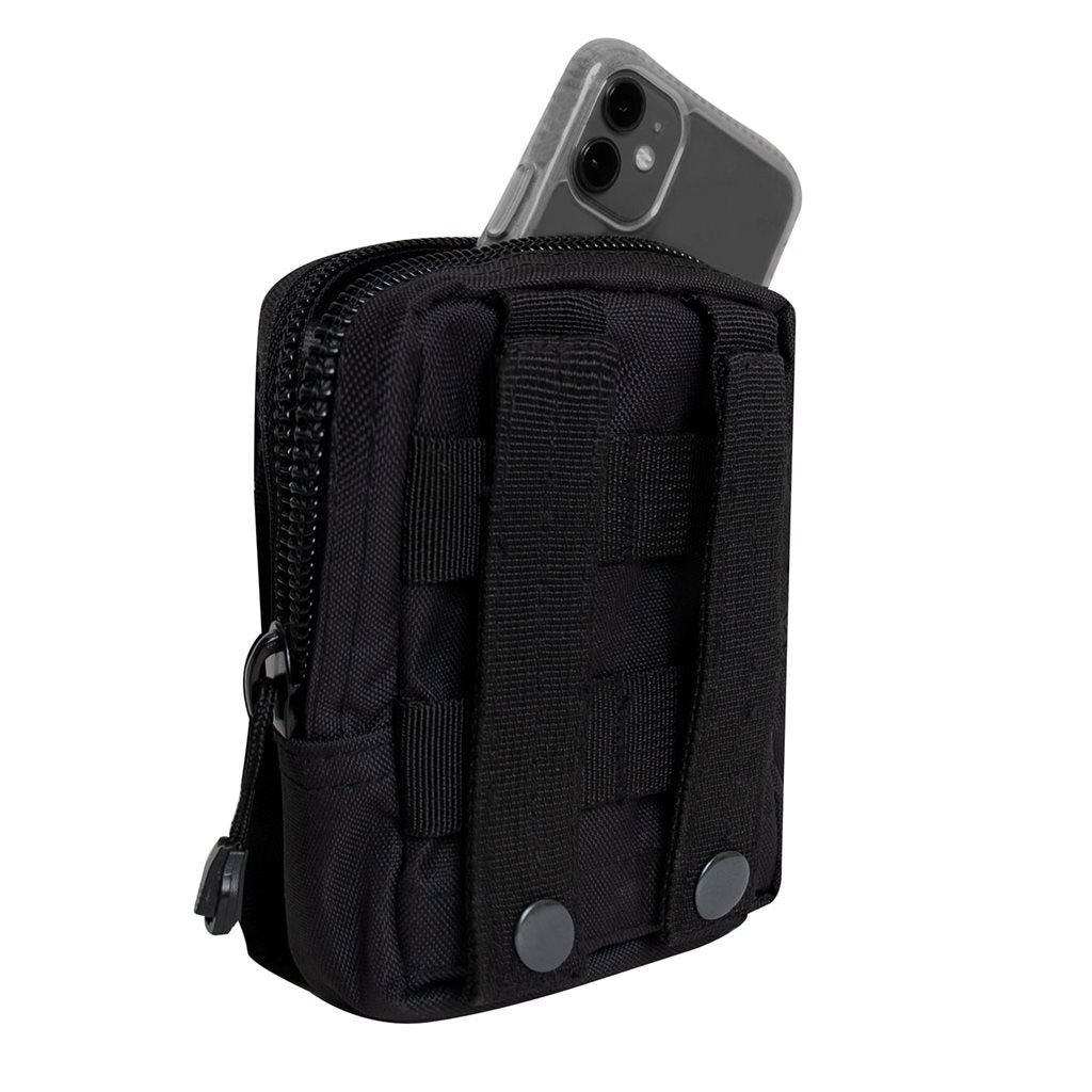 Imagen de la Funda MOLLE universal EDC en poliéster 600D con cierre y solapa, bolsillo 15x10x7,5 cm