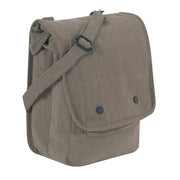 Bolso bandolera vintage MAP CASE SAGE en lona de algodón, apto para iPad