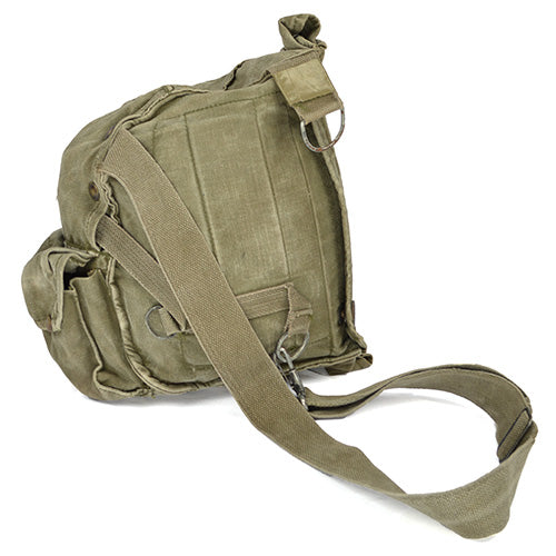 Funda para máscara US M17 NK en lona verde, usada