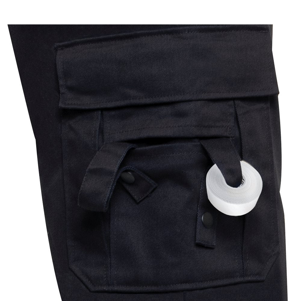 Pantalones MIDNITE BLUE ULTRA TEC azul con cintura elástica y bolsillos con velcro