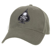 Gorra de béisbol verde con motivo DEATH SPADE