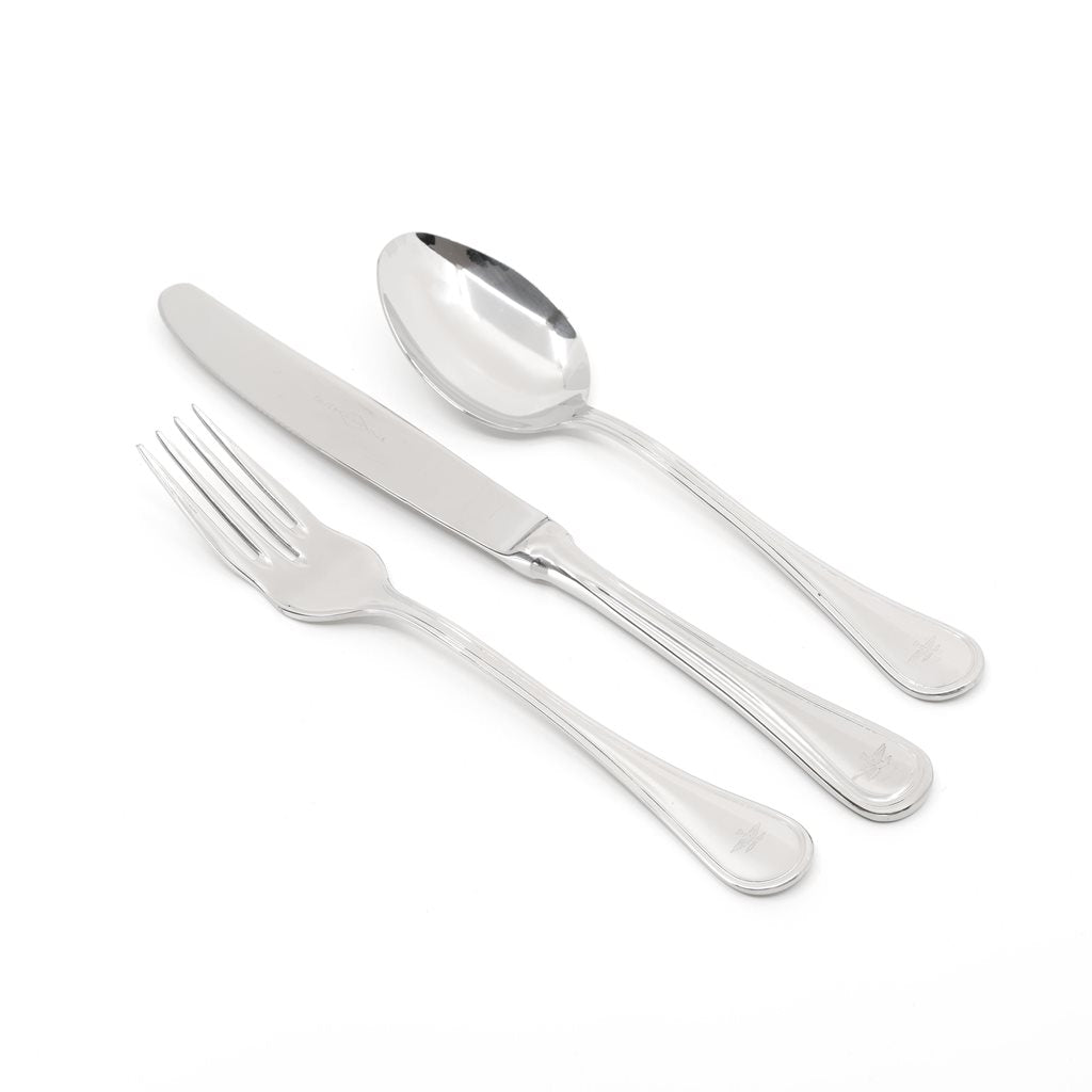Cubiertos AIRFORCE ITALIANO (cuchara sopera, tenedor, cuchillo) - imagen del producto