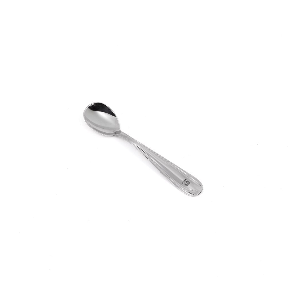 Cucharita italiana mini de acero inoxidable con mango decorado Inoxriv, 80 mm
