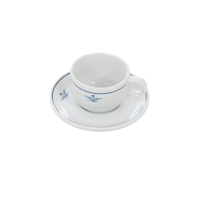 Taza con platillo Espresso AIRFORCE ITALIANO - vista del producto