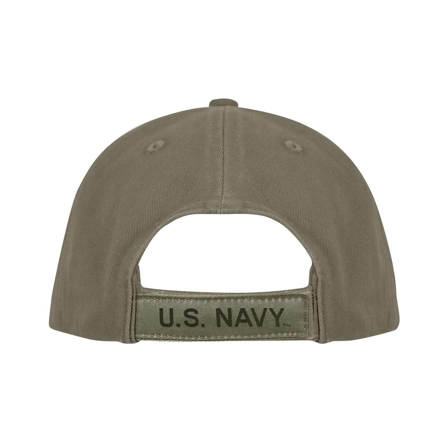 Gorra U.S. NAVY EAGLE vintage verde con bordado y visera sandwich