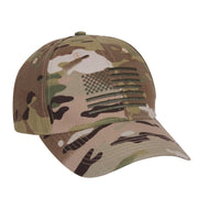Gorra de béisbol con bandera de EE. UU., visera tipo sándwich, ajustable