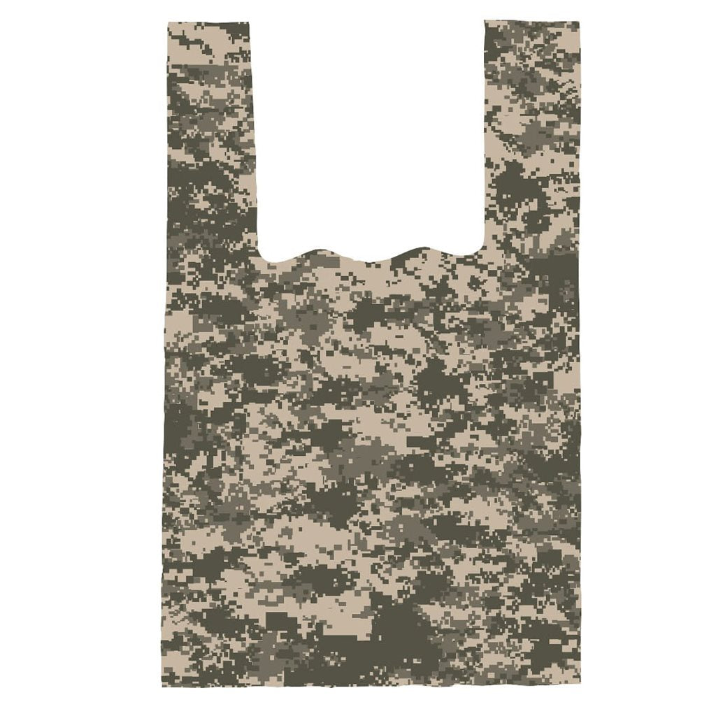 Bolsa ARMY de plástico mediana con camuflaje ACU Digital 58 x 30 cm