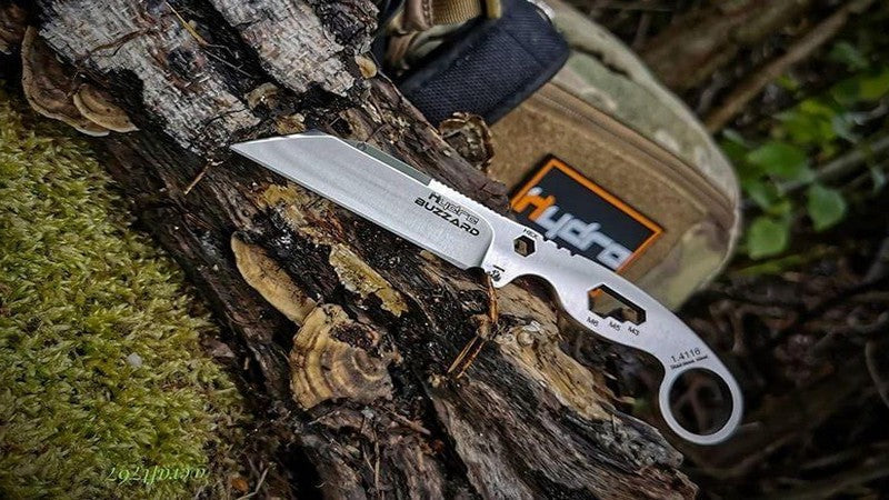 Faca Buzzard White Hawk HK-01SBL